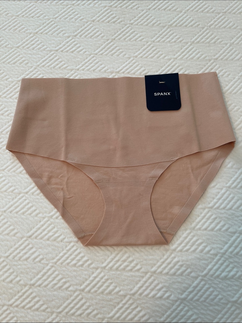 SPANX Seamless High-Waist Briefs in Blush